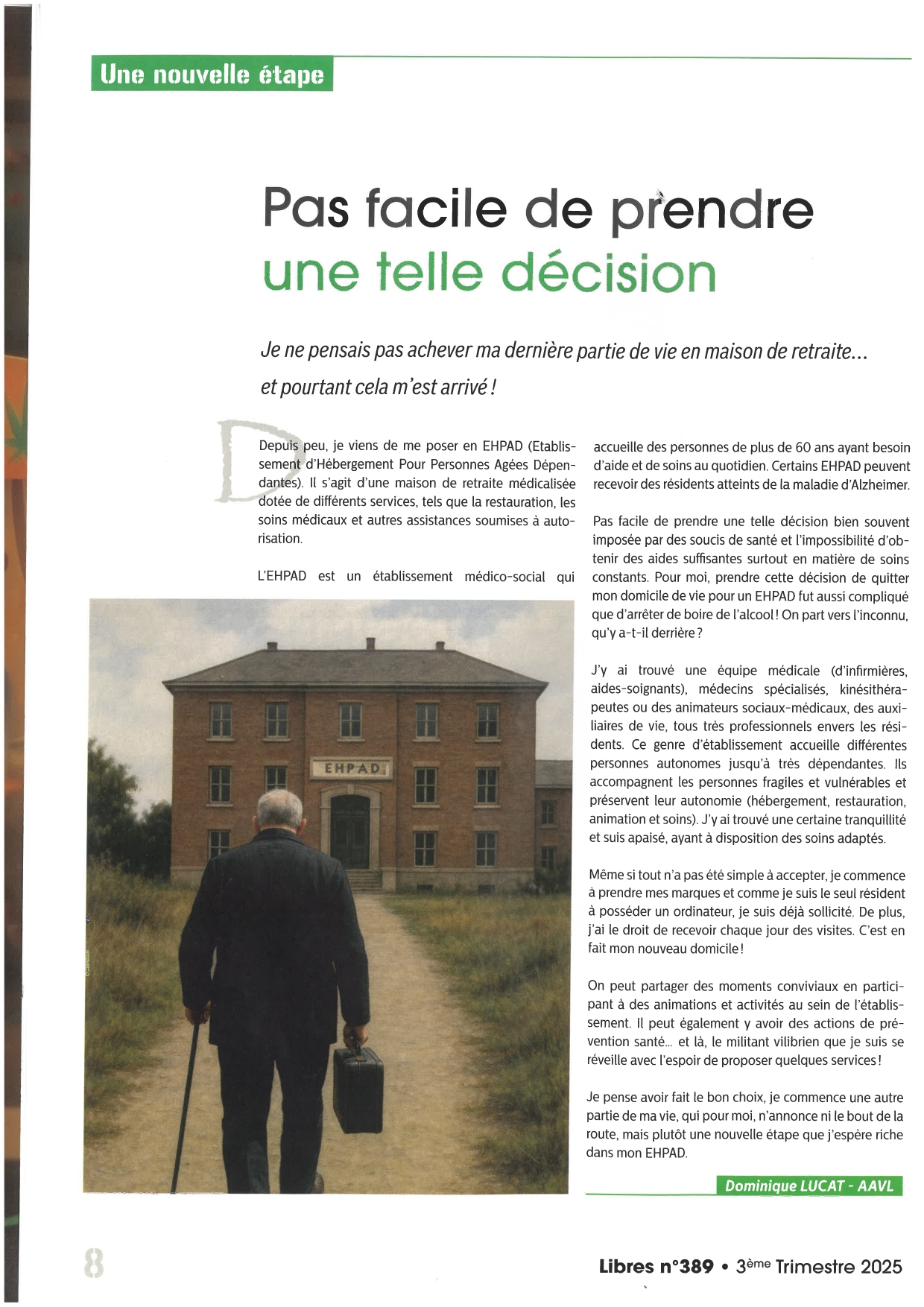 Article dans la revue "LIBRES"